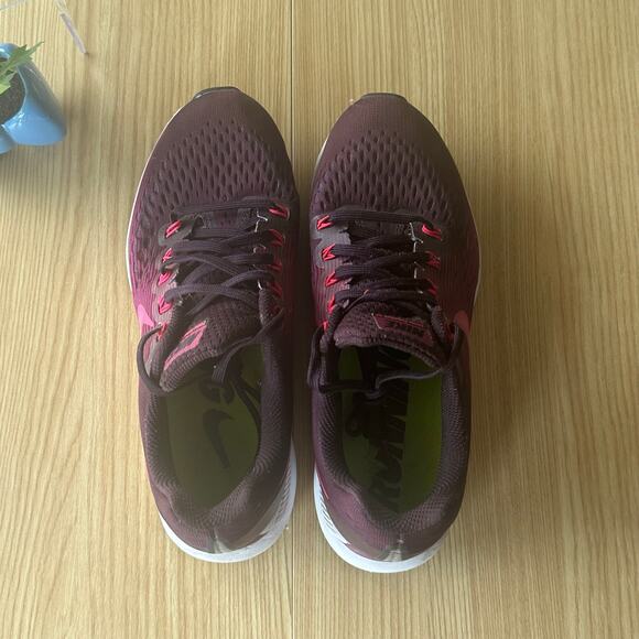 NIKE AIR ZOOM PEGASUS 34 Port Wine Size 9 Purple Sneakers Athleisure Gorpcore - Picture 6 of 12